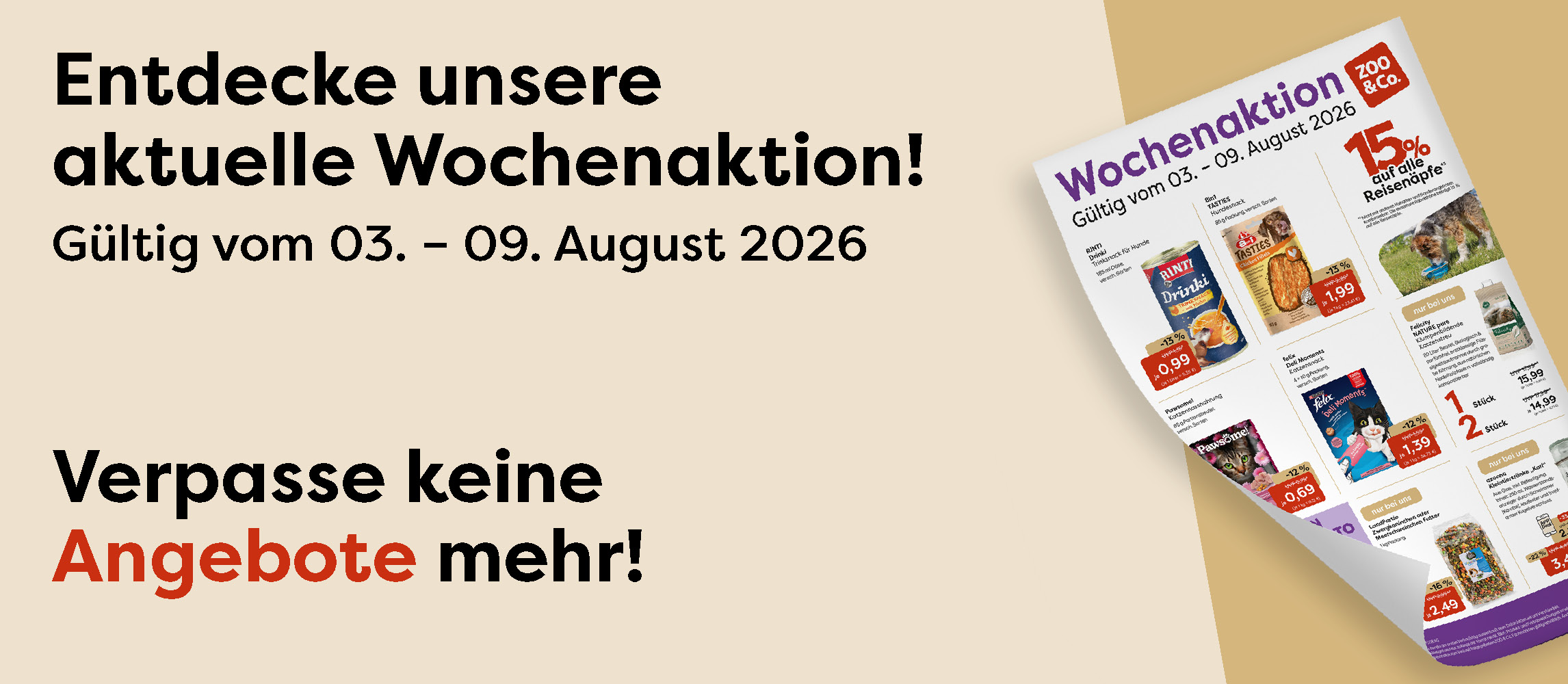 Entdecke unsere Wochenaktion